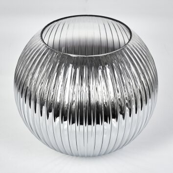 Abat-jour en verre  Koyoto Verre de rechange, pièce de rechange 25 cm Clair, Fumé
