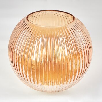 Abat-jour en verre  Koyoto Verre de rechange 30 cm Ambre