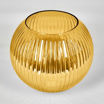 Abat-jour en verre  Koyoto Verre de rechange, pièce de rechange 25 cm Or