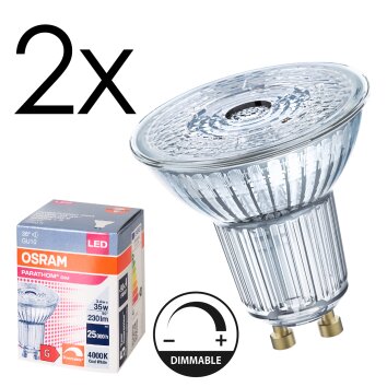 Luminaires Osram GU10 LED 3.4 Watt blanc neutre 230 Lumen