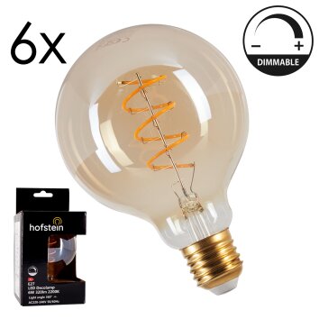 E27 LED 6 Watt blanc chaud dimmable 320 Lumen