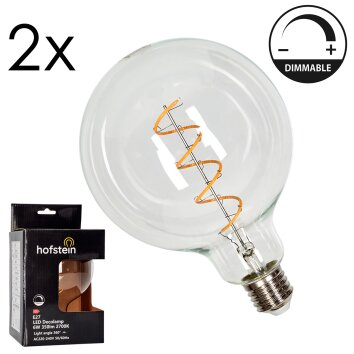 E27 LED 6 Watt blanc chaud dimmable 350 Lumen