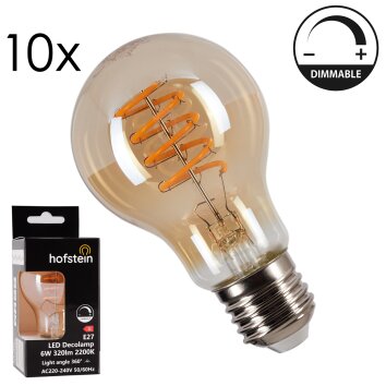 E27 LED 6 Watt blanc chaud 320 Lumen