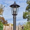 Loria Lampadaire Bois clair, Noir, 2 lumières