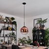 Gastor Suspension, Boule lumineuse, Suspension 30 cm Clair, Cuivré, 1 lumière