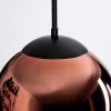Gastor Suspension, Boule lumineuse, Suspension Cuivré, 1 lumière