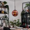 Gastor Suspension, Boule lumineuse, Suspension Cuivré, 1 lumière