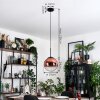 Gastor Suspension, Boule lumineuse, Suspension Clair, Cuivré, 1 lumière