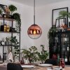 Gastor Suspension, Boule lumineuse, Suspension Clair, Cuivré, 1 lumière