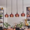 Azurara Suspension, Boule lumineuse, Suspension Noir, 4 lumières