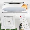 Cadaixo Plafonnier, Panel LED Blanc, 1 lumière