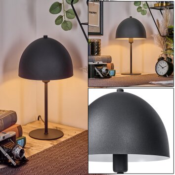 Lampe Champignon  Tati Lampadaire Bois foncé, Noir, 1 lumière