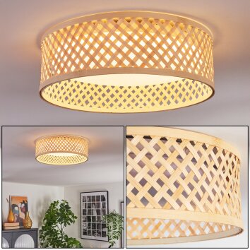 Barroco Plafonnier LED Écru, Blanc, 1 lumière