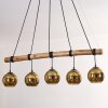 Koyoto Suspension, Boule lumineuse, Suspension Écru, Noir, 5 lumières