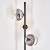 Koyoto Lampadaire Ambre, Clair, Fumé, 3 lumières