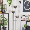 Gastor Lampadaire 25 cm Bois clair, Noir, 3 lumières