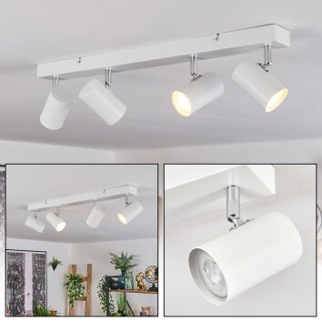 Gesteira Plafonnier, Suspension, Lampadaire LED Bois foncé, 1 lumière