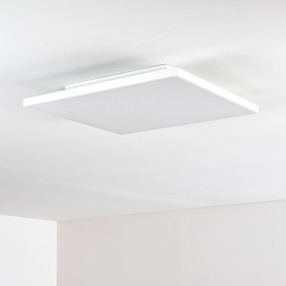 Plafonnier Salmi LED Blanc, 1 lumière