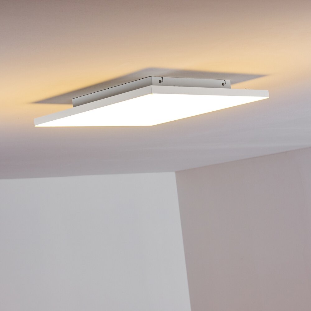 Plafonnier Salmi LED Blanc, 1 lumière