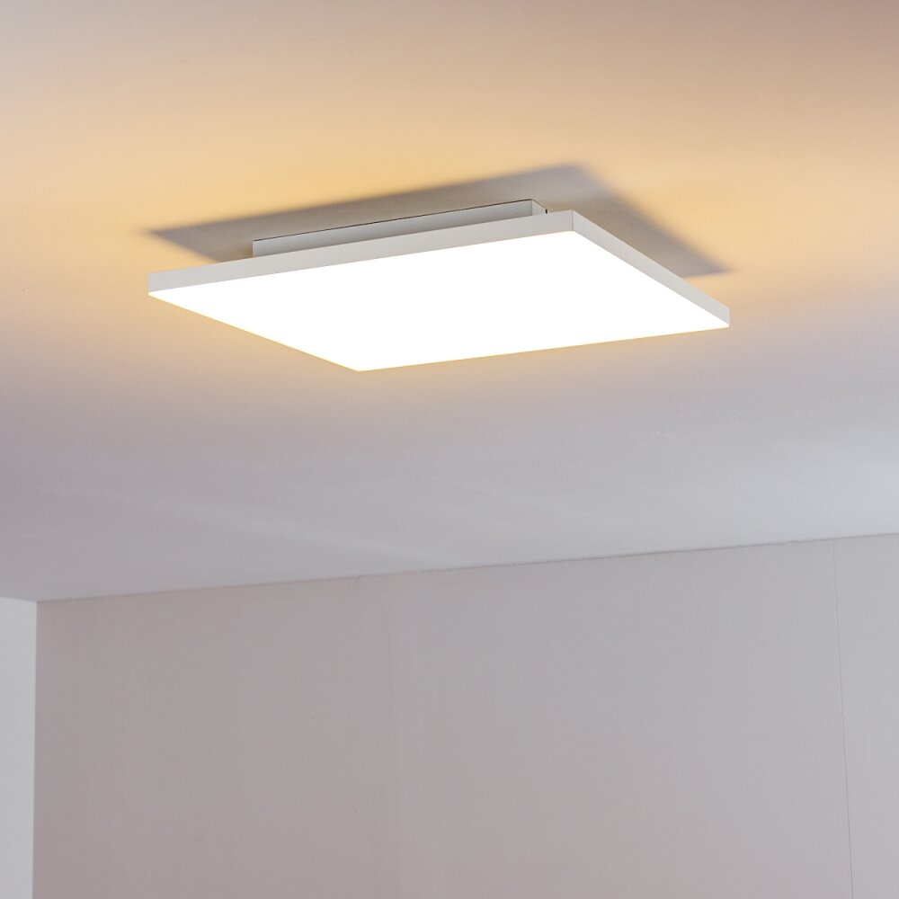 Plafonnier Salmi LED Blanc, 1 lumière