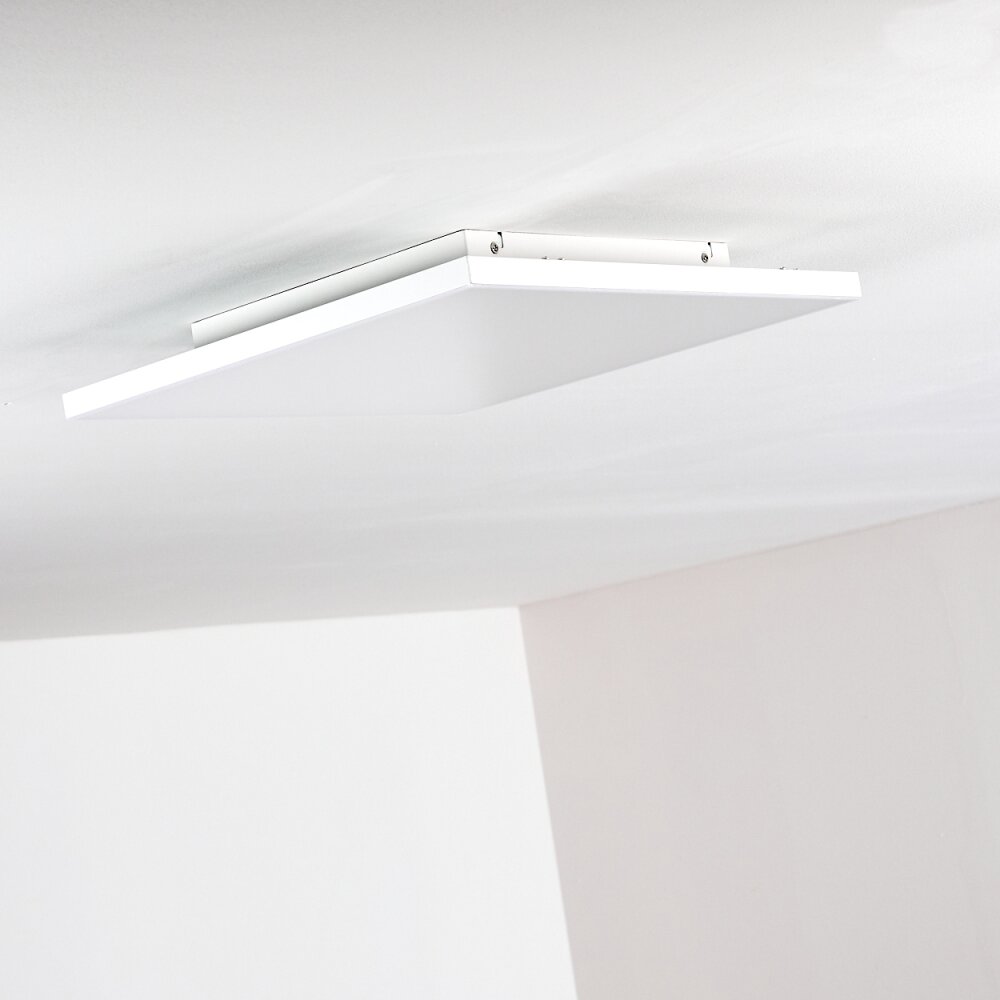 Plafonnier Salmi LED Blanc, 1 lumière