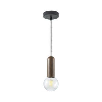 Suspension Leuchten Direkt TURN ME Rouille, 1 lumière