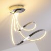 Plafonnier Sepino LED Chrome, 1 lumière