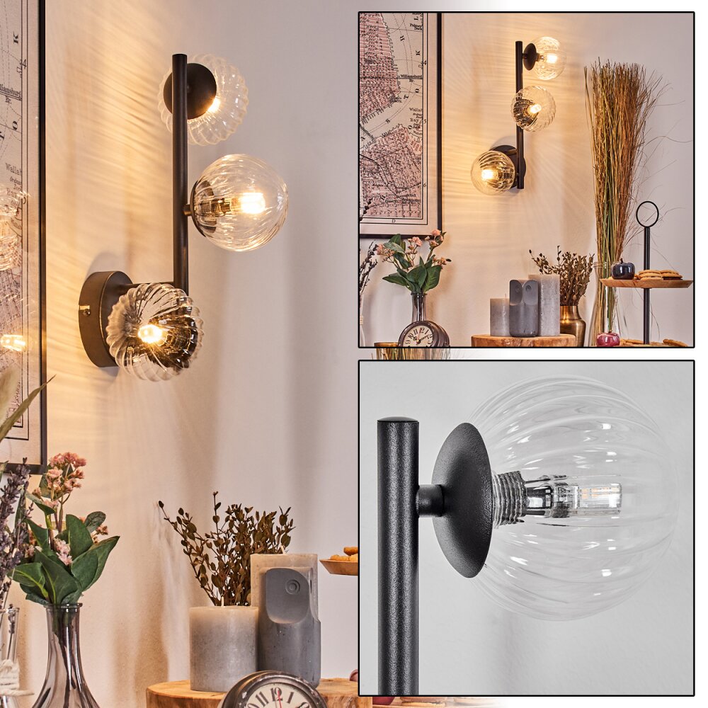 Chehalis Boule lumineuse, Applique murale Clair, 3 lumières main product photo