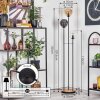 Gastor Lampadaire 30 cm Bois clair, Noir, 3 lumières