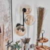 Chehalis Boule lumineuse, Applique murale 33 cm Ambre, Clair, 3 lumières