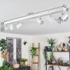 Gesteira Plafonnier, Spot de plafond Chrome, 6 lumières