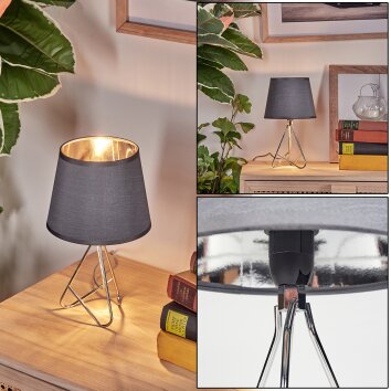 Cuan Lampe à poser Argenté, 1 lumière