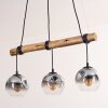 Ripoll Suspension, Boule lumineuse, Suspension Écru, Noir, 3 lumières