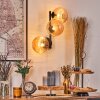 Chehalis Boule lumineuse, Applique murale Ambre, 3 lumières
