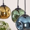 Ripoll Suspension, Boule lumineuse, Suspension Écru, Noir, 3 lumières