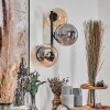 Chehalis Boule lumineuse, Applique murale Ambre, Fumé, 3 lumières