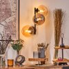 Chehalis Boule lumineuse, Applique murale Ambre, Fumé, 3 lumières