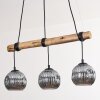 Ripoll Suspension, Boule lumineuse, Suspension Écru, Noir, 3 lumières