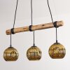 Ripoll Suspension, Boule lumineuse, Suspension Écru, Noir, 3 lumières