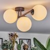 Chehalis Plafonnier, Boule lumineuse Blanc, 3 lumières