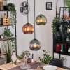 Koyoto Suspension, Boule lumineuse, Suspension Noir, 3 lumières