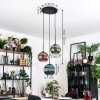 Koyoto Suspension, Boule lumineuse, Suspension Noir, 3 lumières