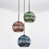 Koyoto Suspension, Boule lumineuse, Suspension Noir, 3 lumières