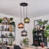 Koyoto Suspension, Boule lumineuse, Suspension Noir, 3 lumières