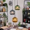 Koyoto Suspension, Boule lumineuse, Suspension Noir, 3 lumières