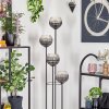 Koyoto Lampadaire Bois foncé, Noir, 4 lumières
