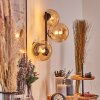 Chehalis Boule lumineuse, Applique murale Ambre, 3 lumières