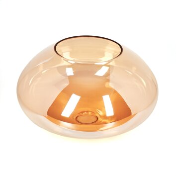 Abat-jour en verre  Mertola Verre de rechange, pièce de rechange Ambre