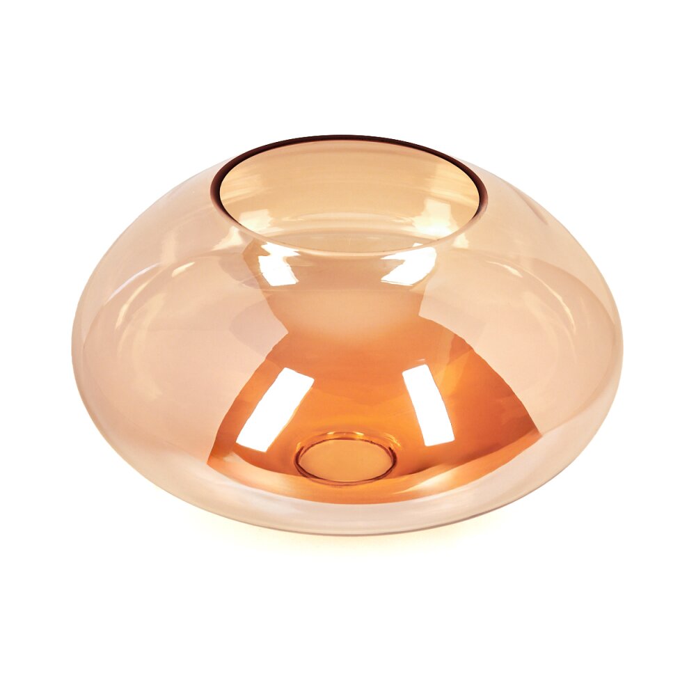 Abat-jour en verre Mertola Verre de rechange, pièce de rechange Ambre main product photo