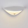 Applique murale d'extérieur Carano LED Blanc, 1 lumière, Détecteur de mouvement